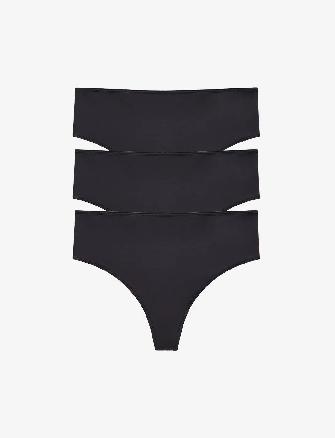 24/7 Classic High Waist Thong 3 Pack Box