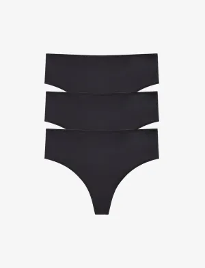 24/7 Classic High Waist Thong 3 Pack Box