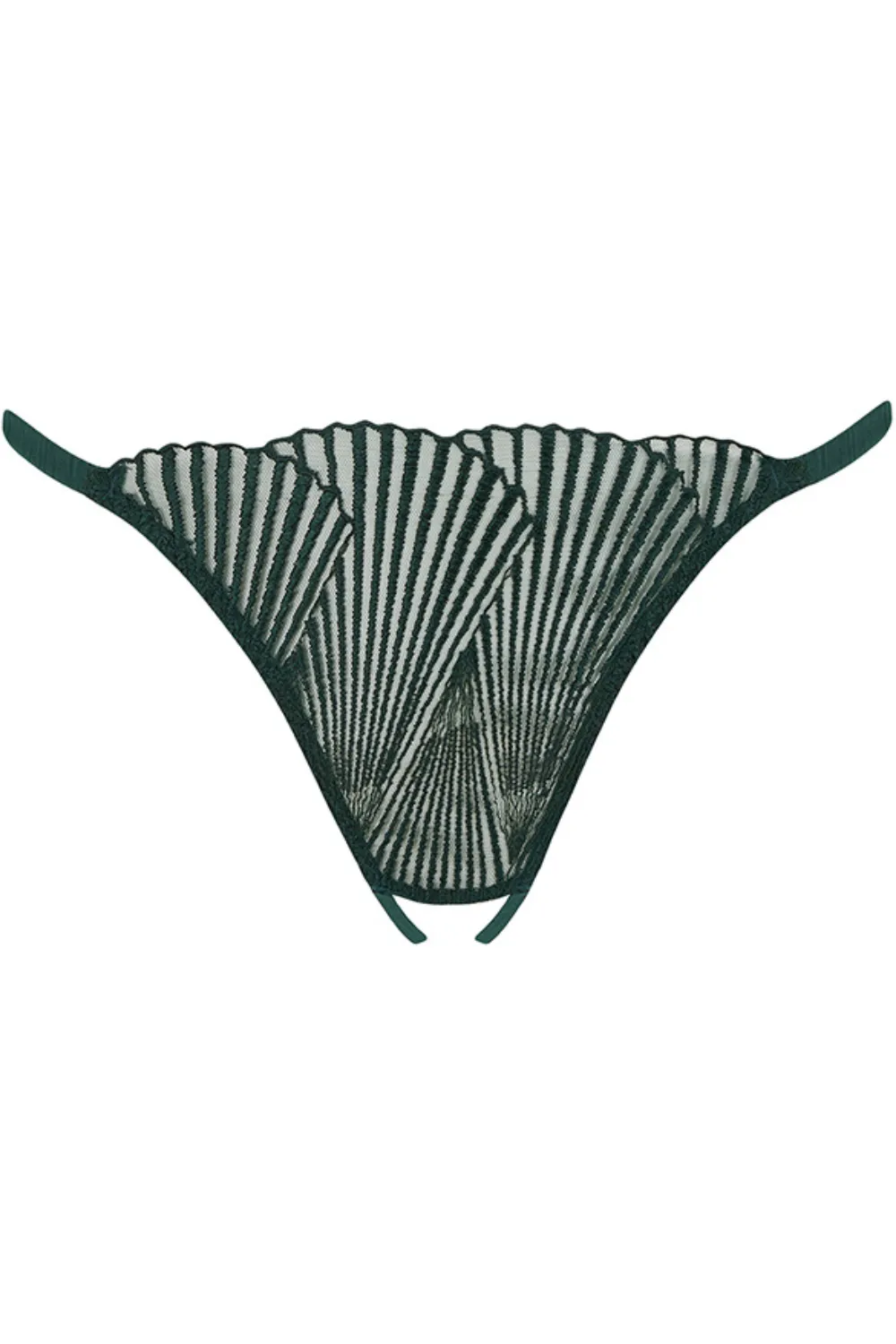 Athena Open Thong Green