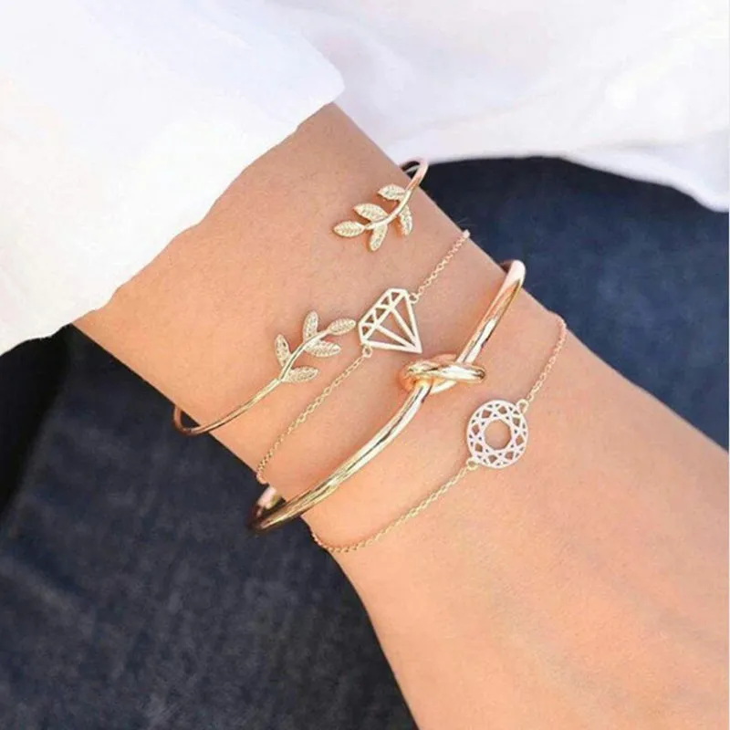 Bead Boho Charm Bracelet