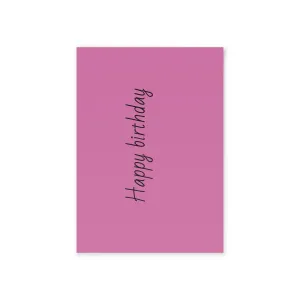 Birthday Greeting Cards - Happy Birthday. Two-Sided Print