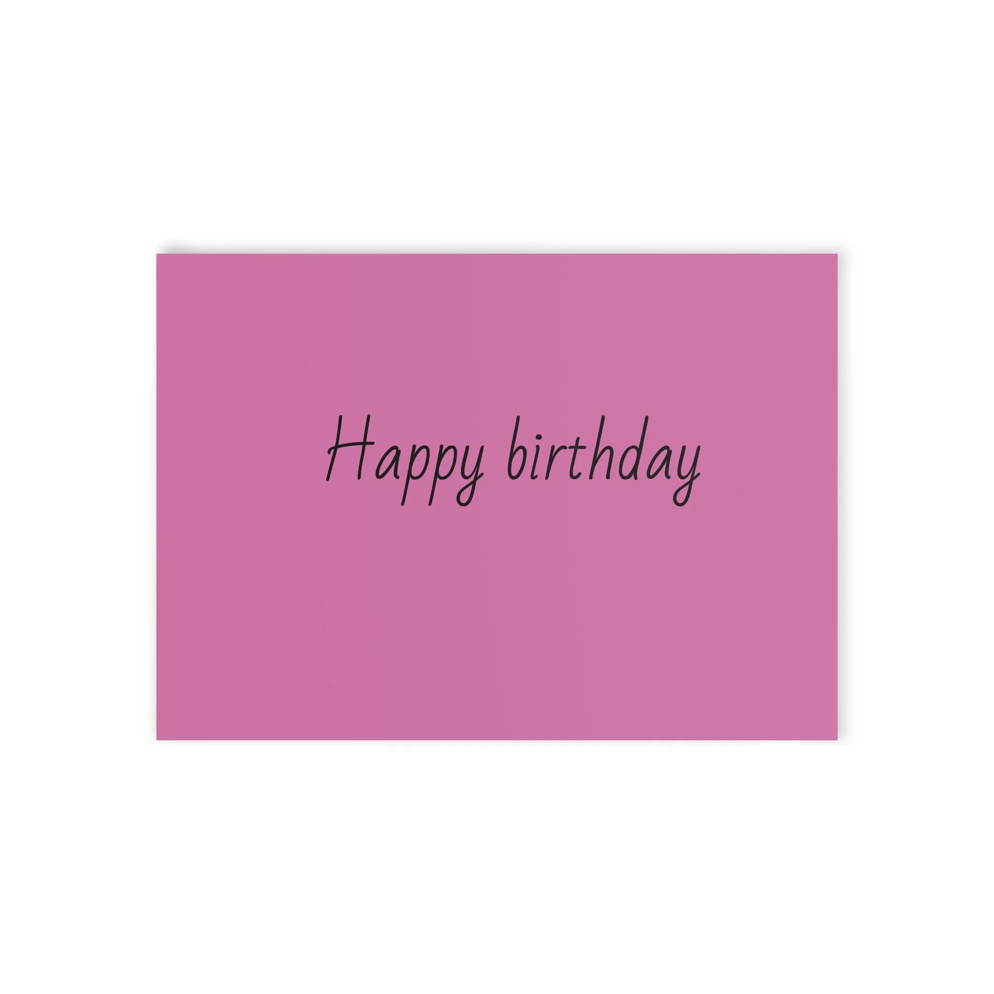 Birthday Greeting Cards - Happy Birthday. Two-Sided Print