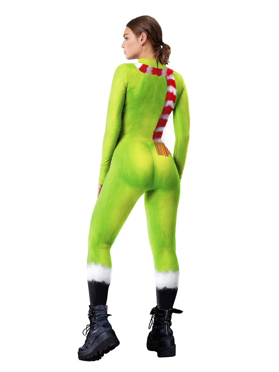 Christmas Green Monster Jumpsuit