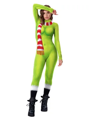 Christmas Green Monster Jumpsuit