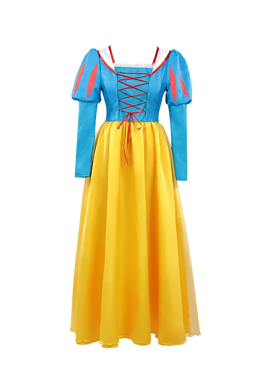 Classic Princess Snow Long Dress