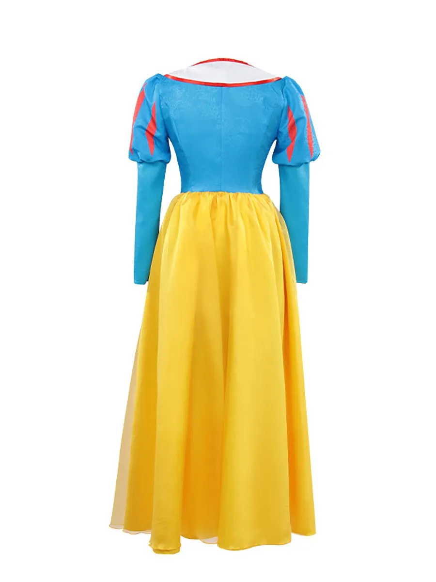 Classic Princess Snow Long Dress