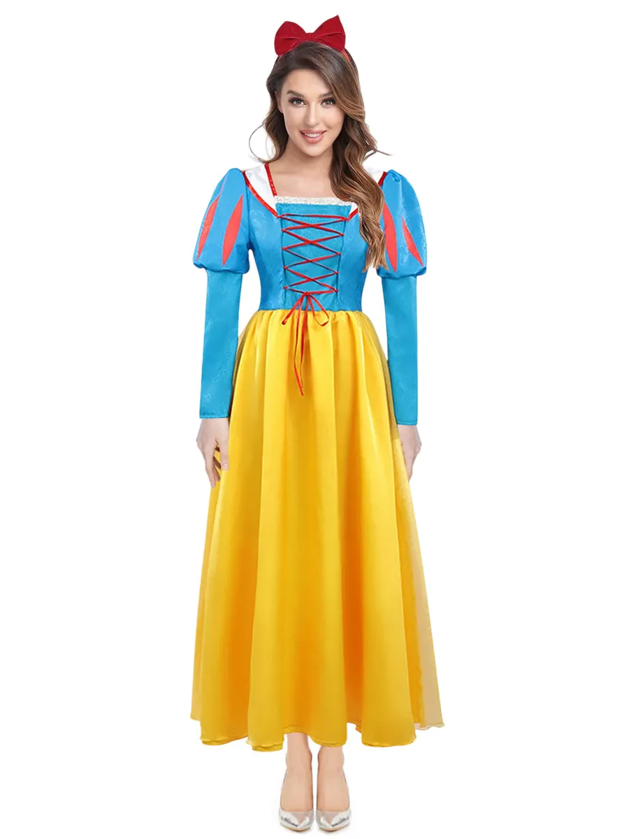 Classic Princess Snow Long Dress