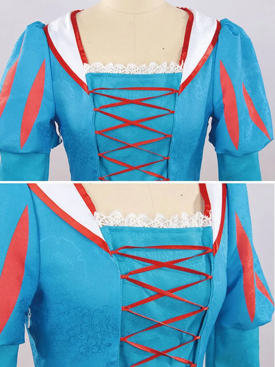 Classic Princess Snow Long Dress
