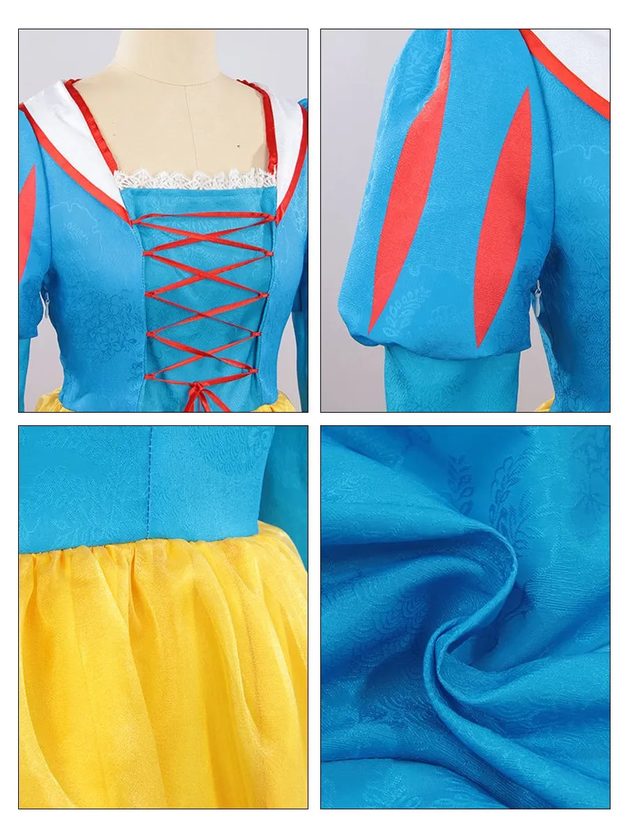 Classic Princess Snow Long Dress