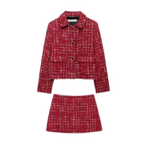 Classic Style blazer rouge