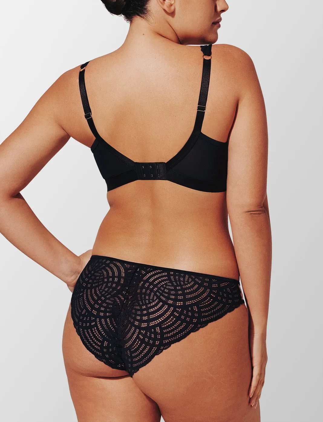 Deco Lace Unlined Bra   Bikini Set
