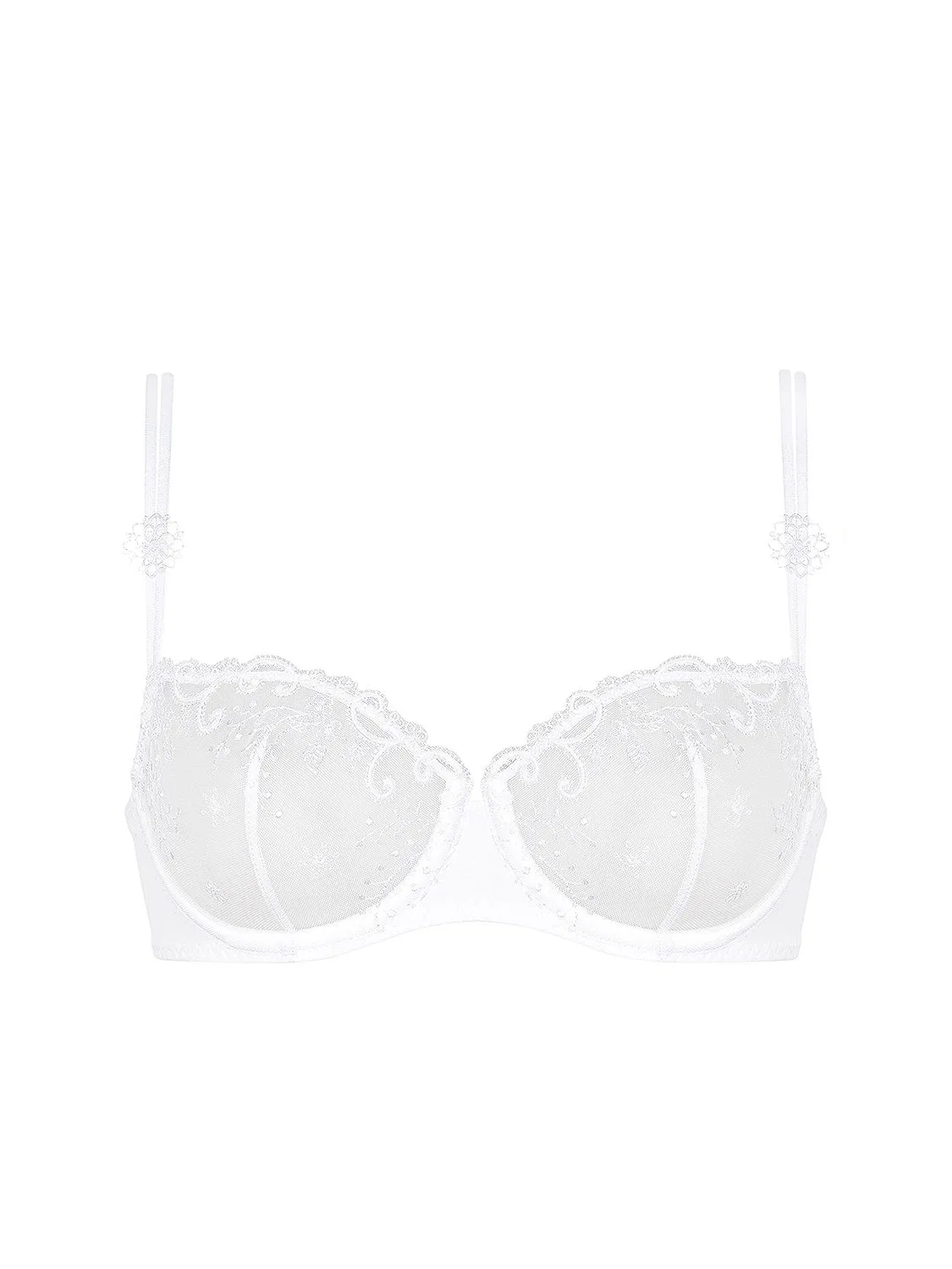 Delice Sheer Demi - White