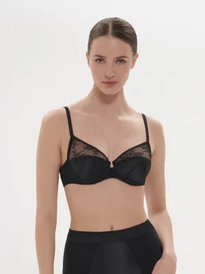 Eve Underwire Bra - Black