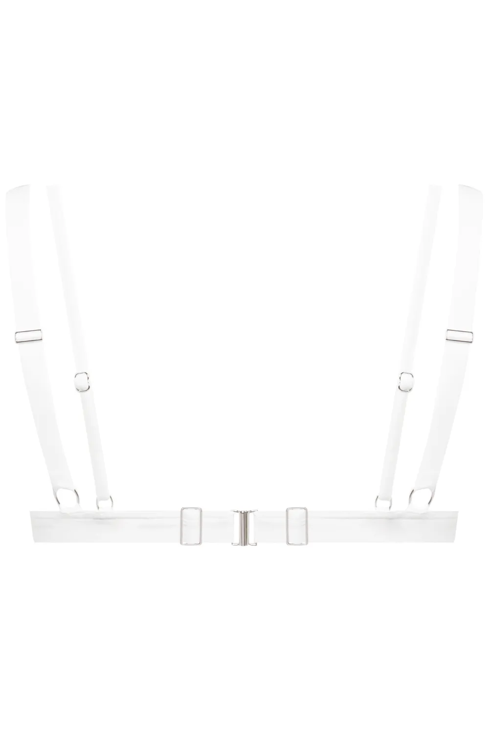 Fatale Triangle Bikini Top in White
