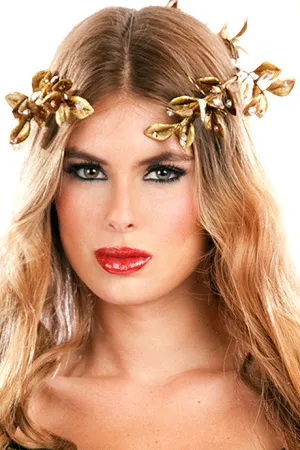 Goddess Leaf Crown with Rhinestones