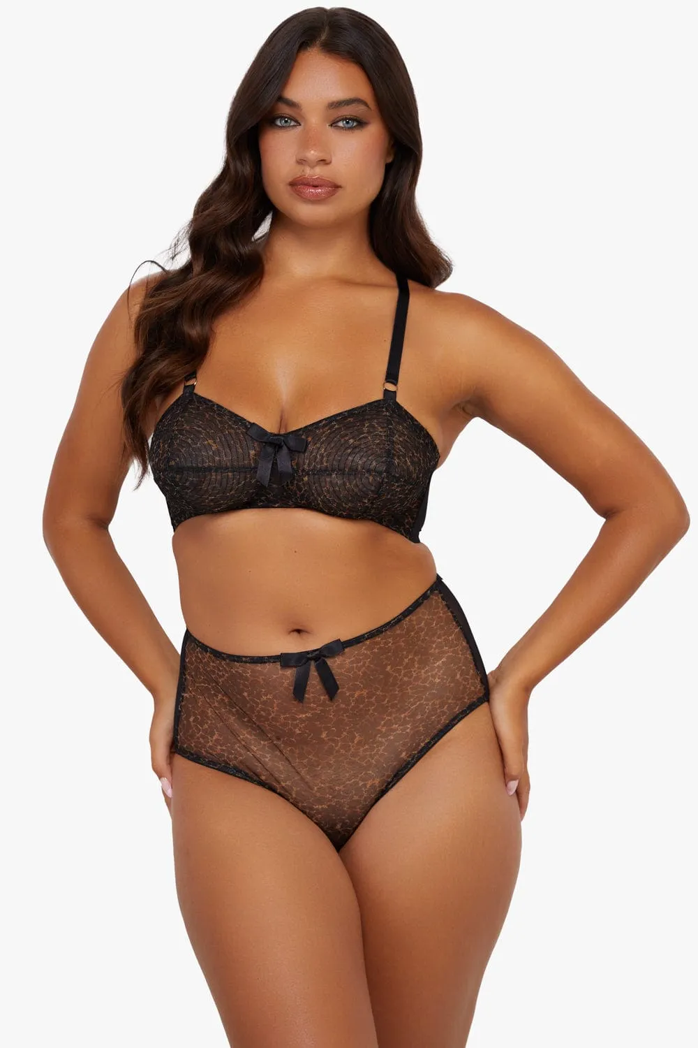 Hazel Leopard Print Classic High Waist Brief