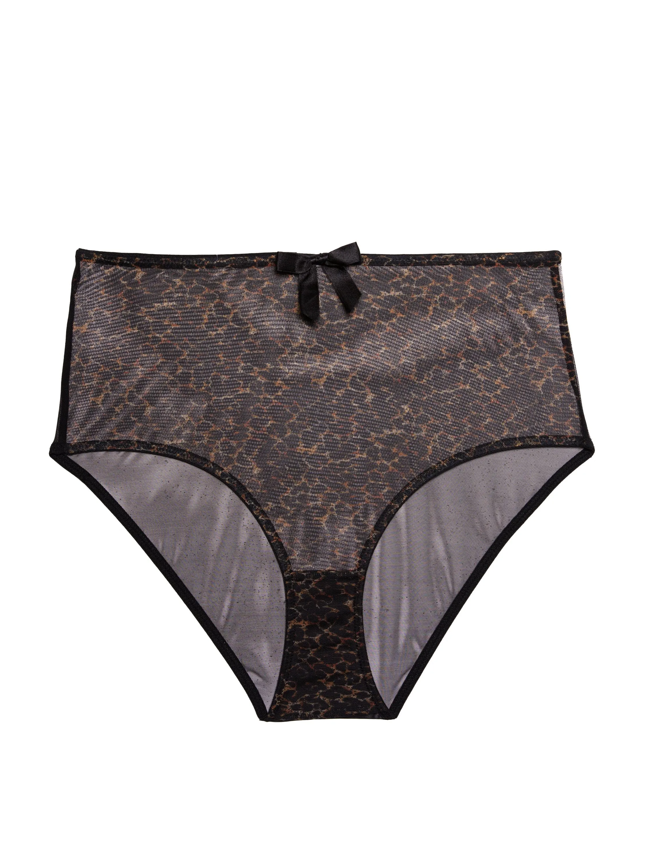 Hazel Leopard Print Classic High Waist Brief