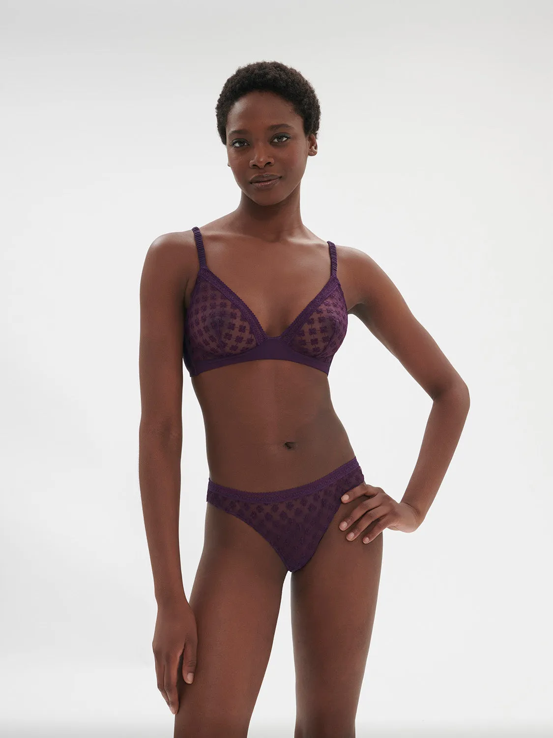 Hortense Bralette - Euphoria Purple