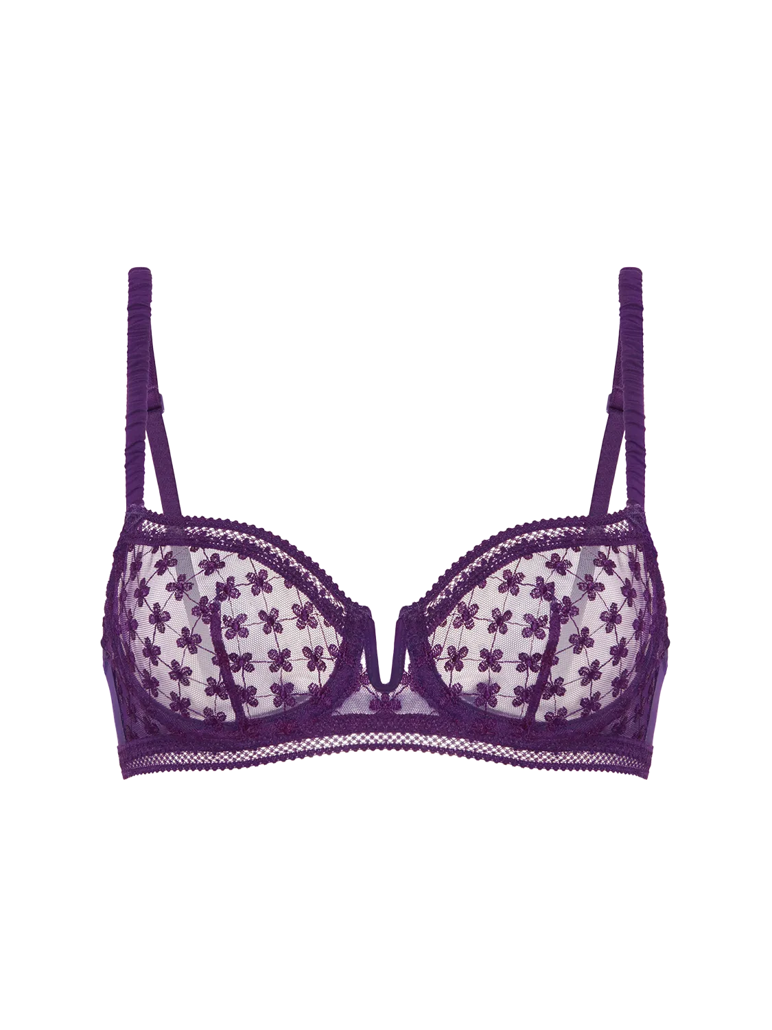 Hortense Sheer Demi - Euphoria Purple