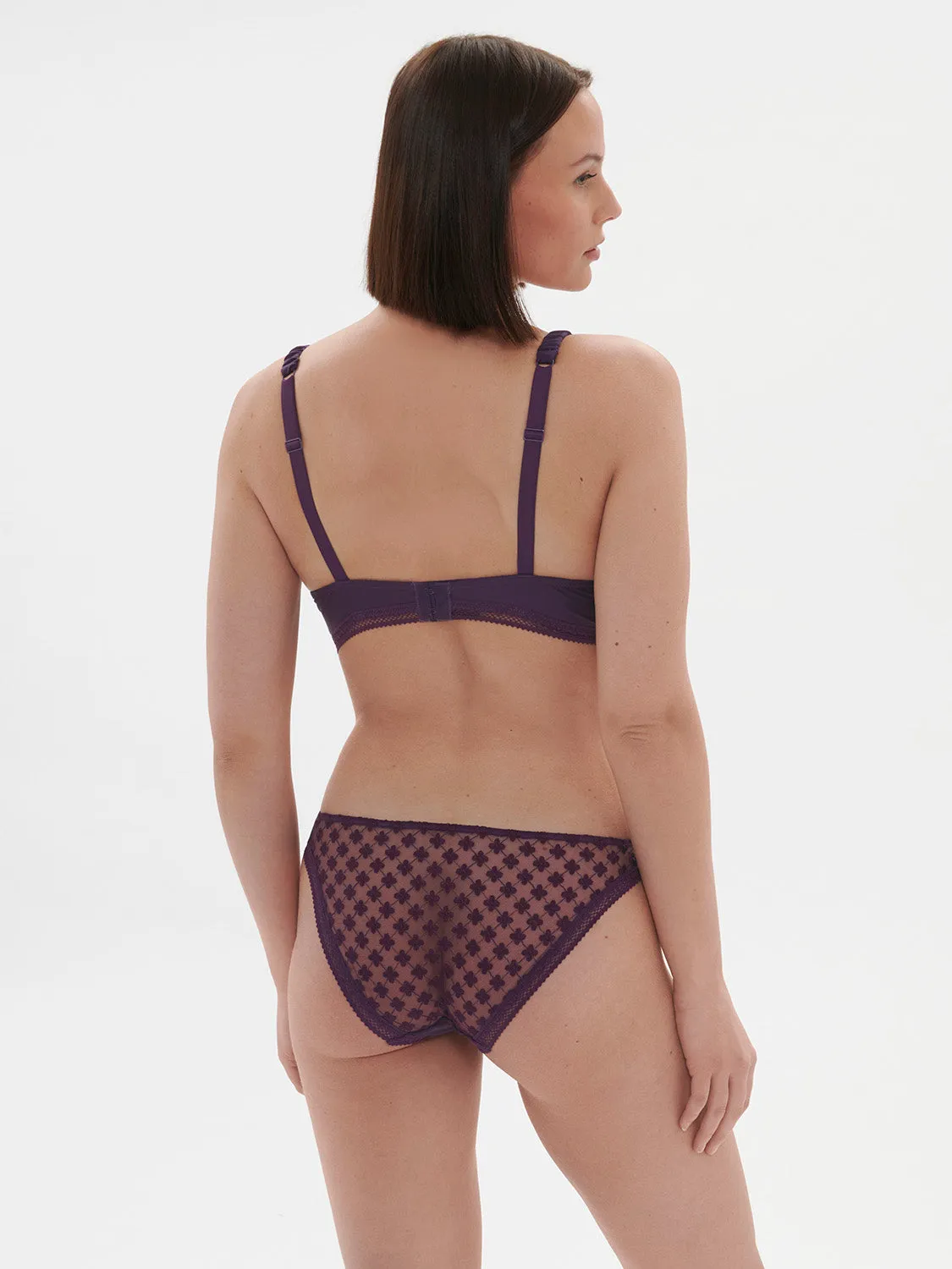 Hortense Sheer Demi - Euphoria Purple