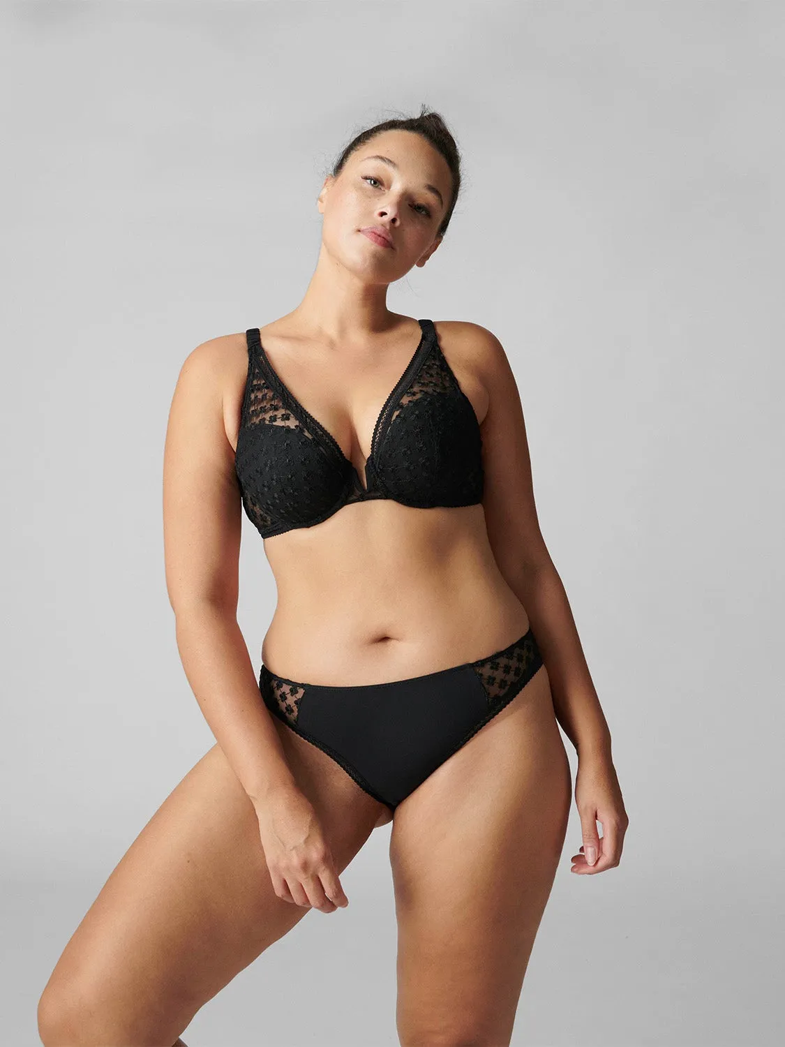 Hortense Triangle Push-Up - Black