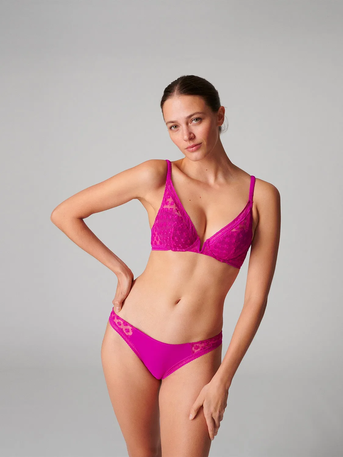 Hortense Triangle Push-Up - Bougainvillea