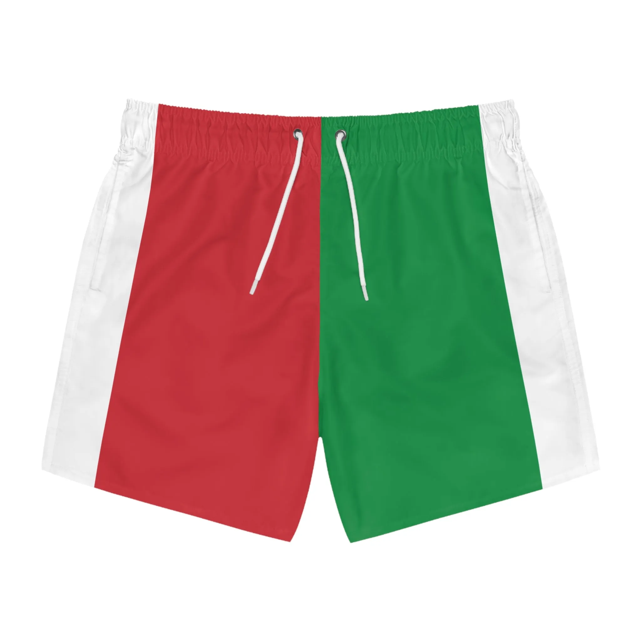 Italian Flag Swim Trunks for Summer Fun