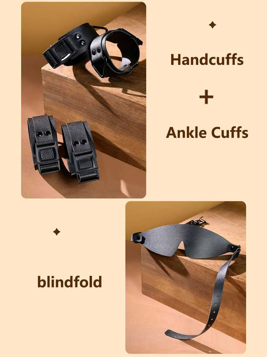 Leather Snap Hook Harness Set