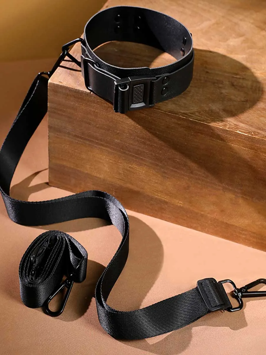 Leather Snap Hook Harness Set