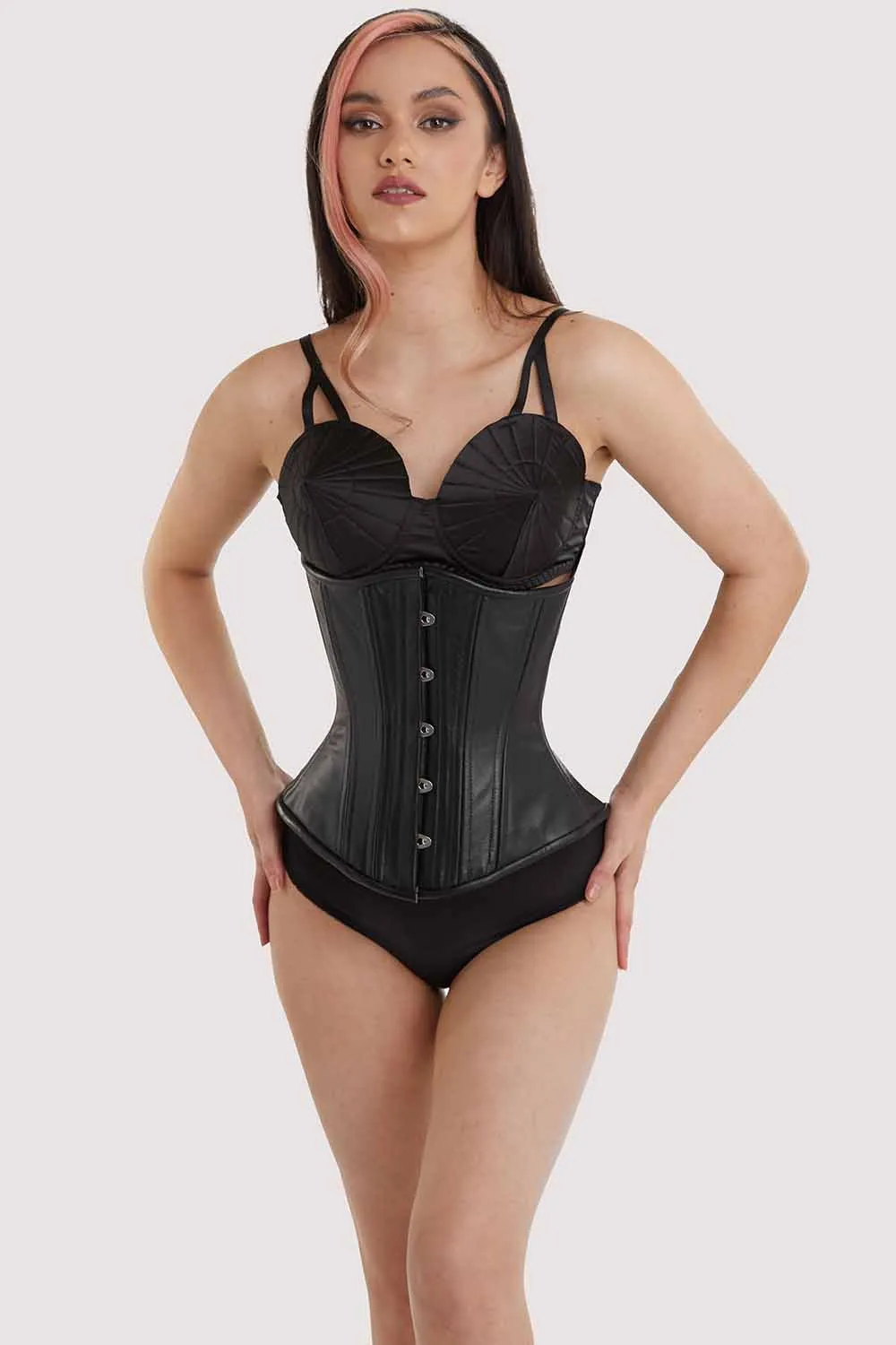 Leather Underbust Corset