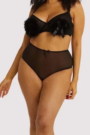 Marina Black High Waisted Brief