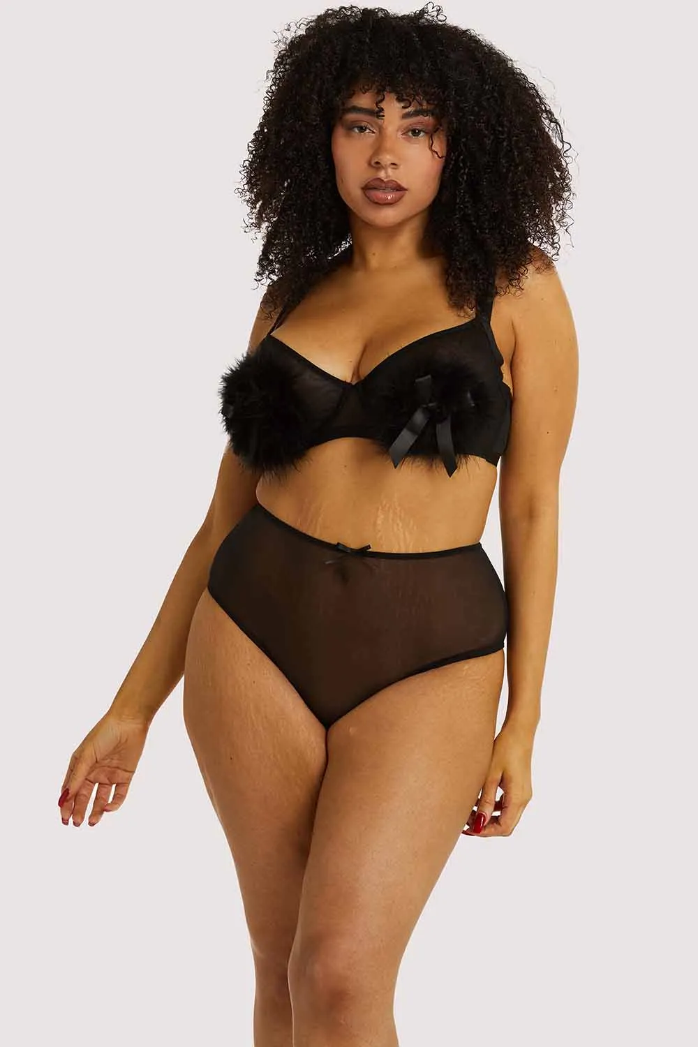 Marina Black High Waisted Brief