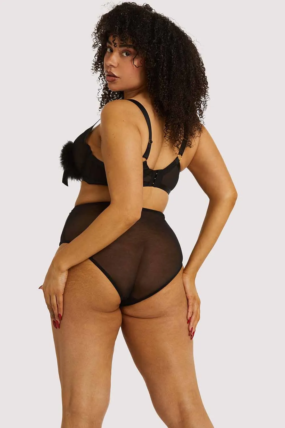 Marina Black High Waisted Brief