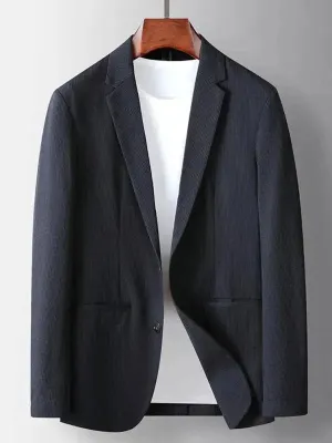 Men's 2-Button Slim Fit Blazer  Classic Sophistication