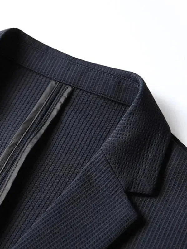 Men's 2-Button Slim Fit Blazer  Classic Sophistication