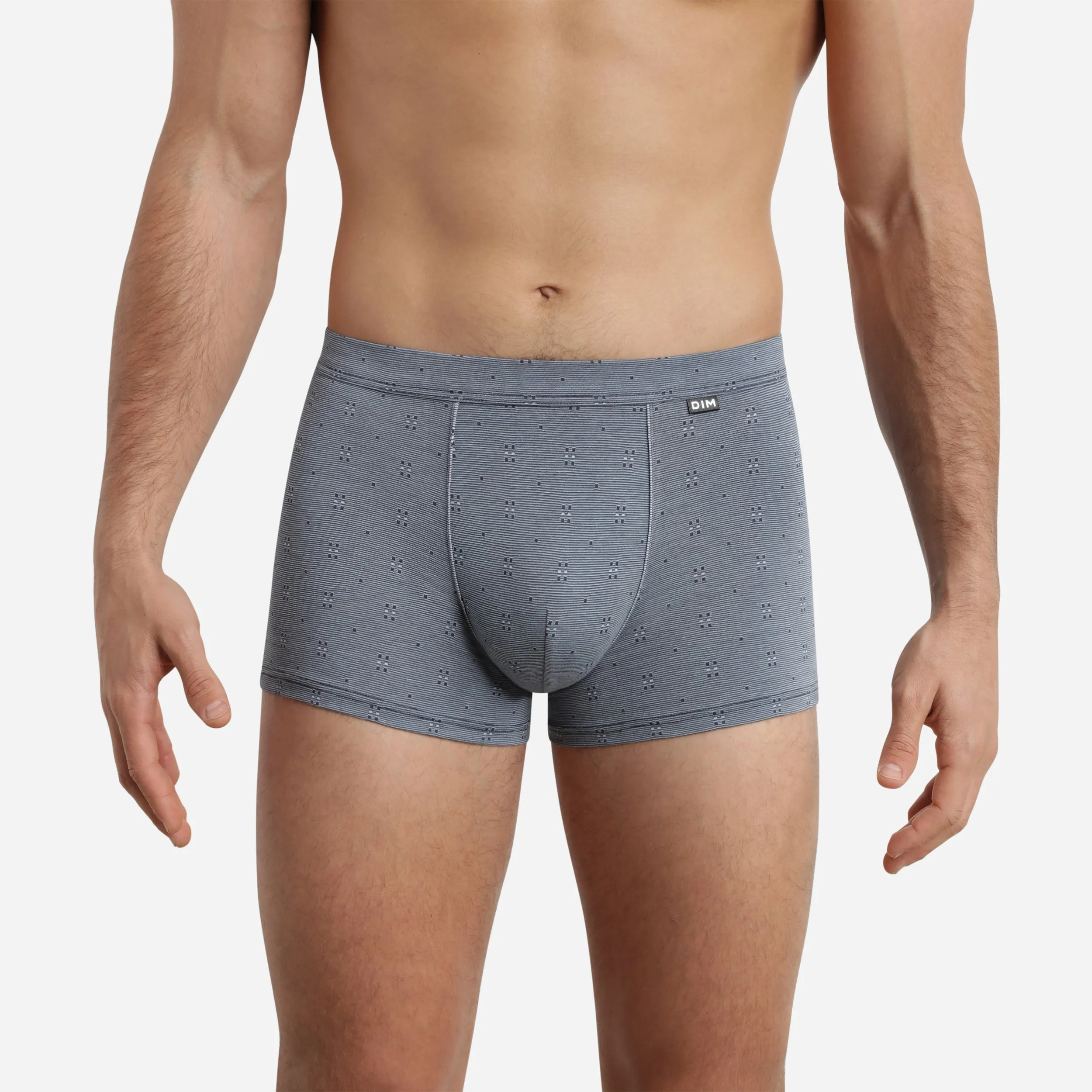 Men's Boxer Brief Blue Dim Classic Cotton Modal