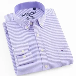 Men's Striped Oxford Shirt