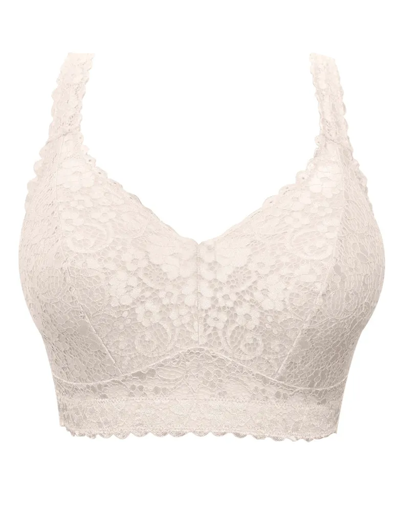 Parfait Adriana Lace Bralette P5482 Pearl White