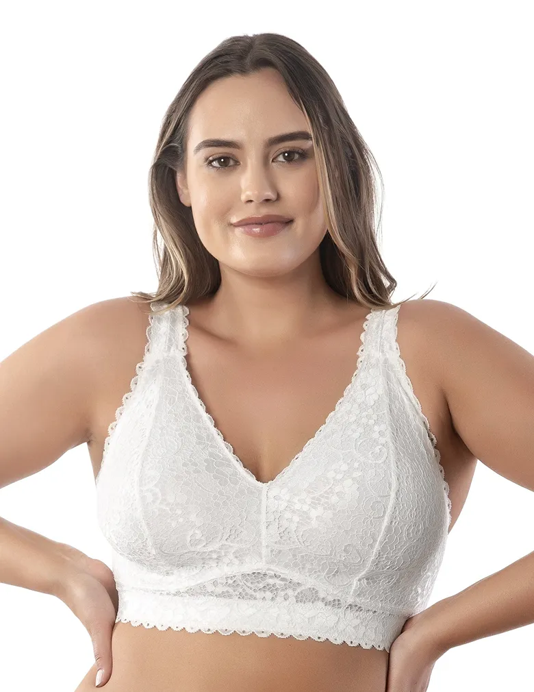 Parfait Adriana Lace Bralette P5482 Pearl White
