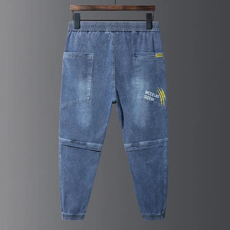 Plus Size Male Stretch Skinny Jeans