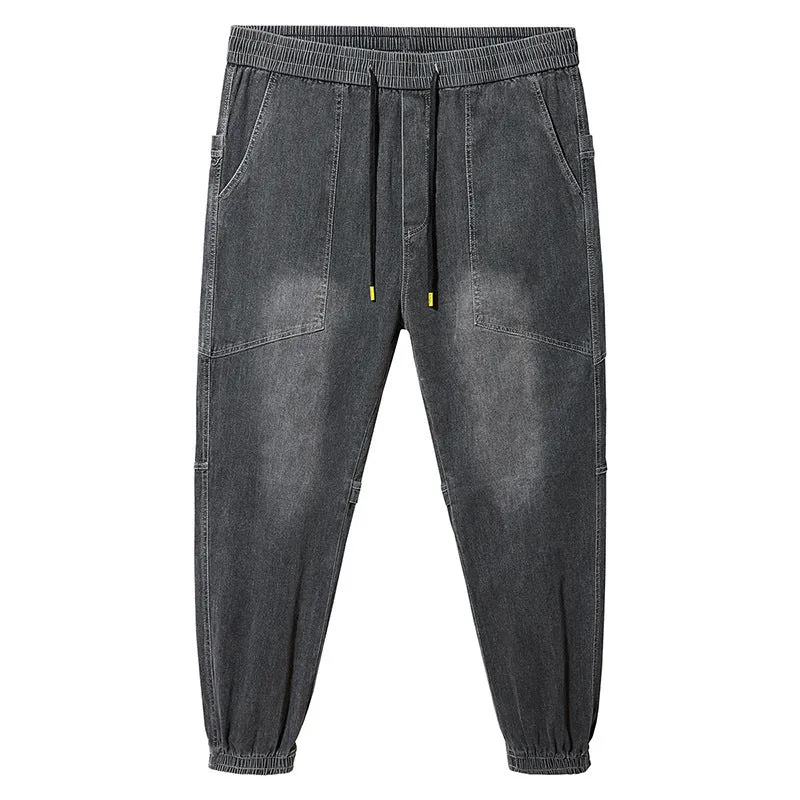 Plus Size Male Stretch Skinny Jeans