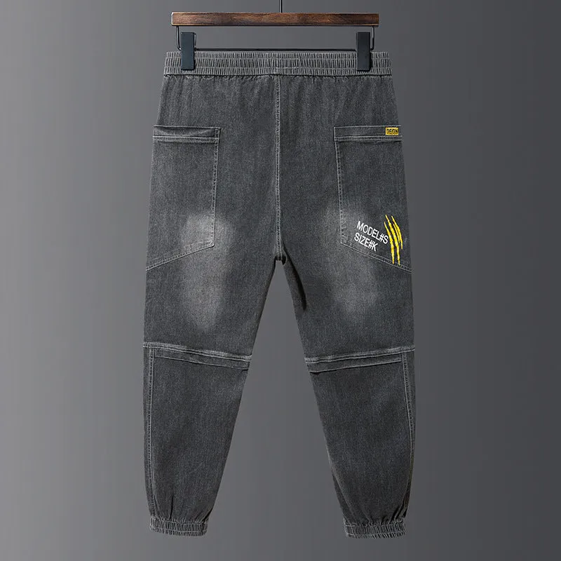Plus Size Male Stretch Skinny Jeans