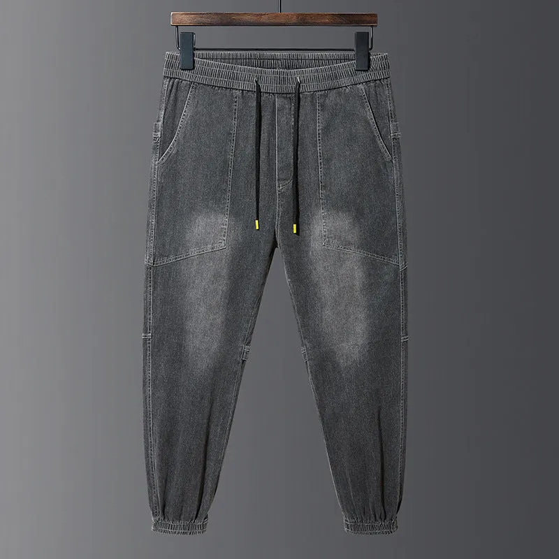 Plus Size Male Stretch Skinny Jeans