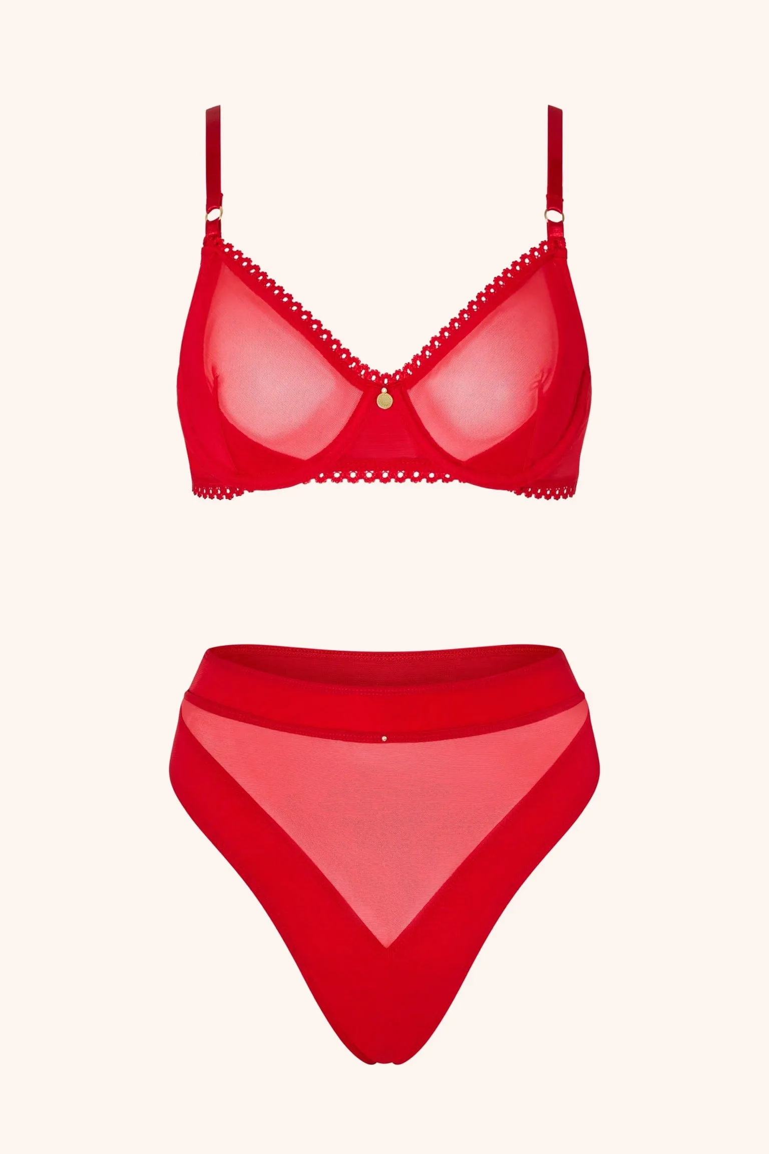 Push Up Bra Red