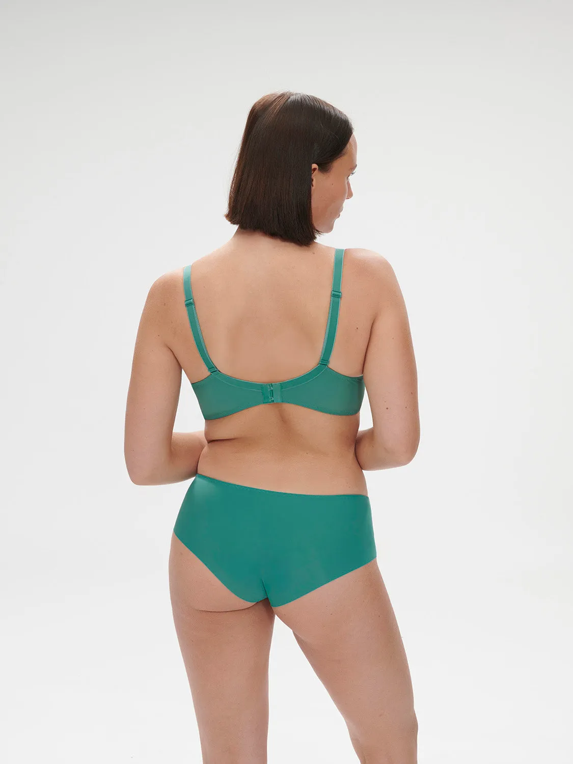 Saga Boyshort - Garden Green