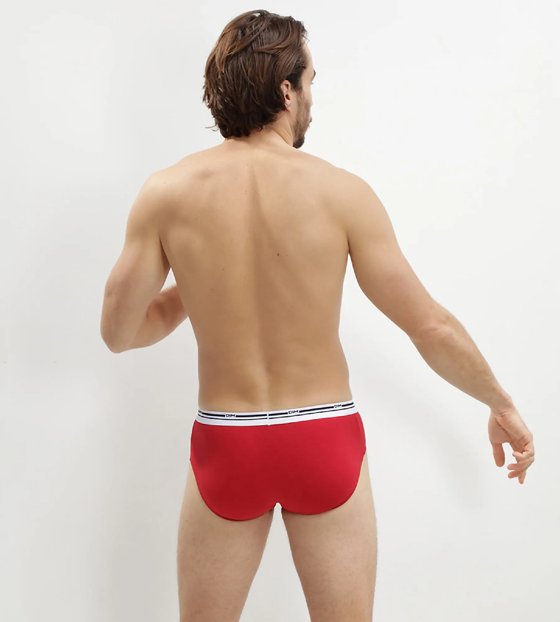 Set of 3 Classic Colors red and blue briefs for men