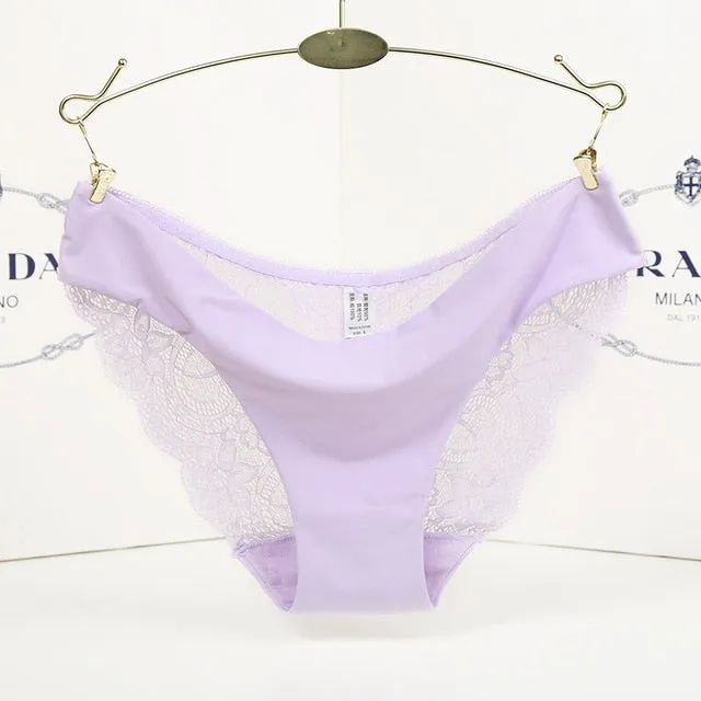 Underwear Women Briefs Seamless Panties Plus Size Female Underwear Sexy Lace Panties low-Rise Panties Women Cotton Lingerie Hot