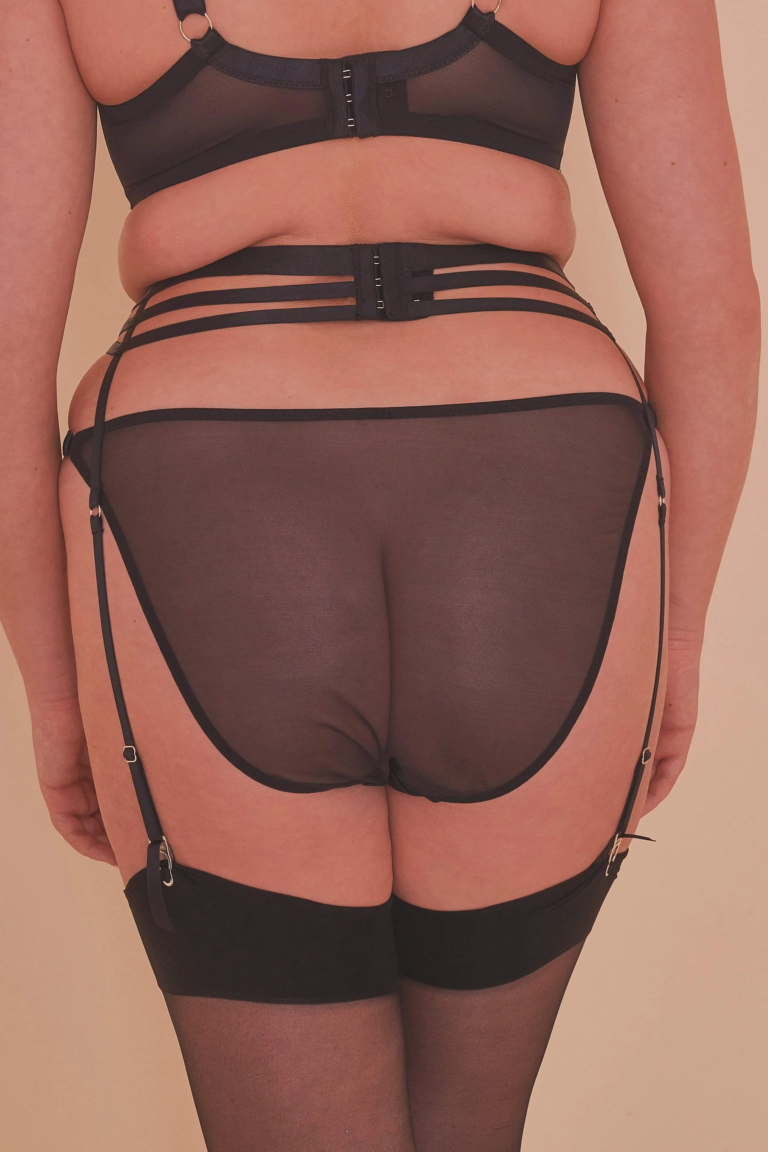 Virginia Guipure Suspender Belt
