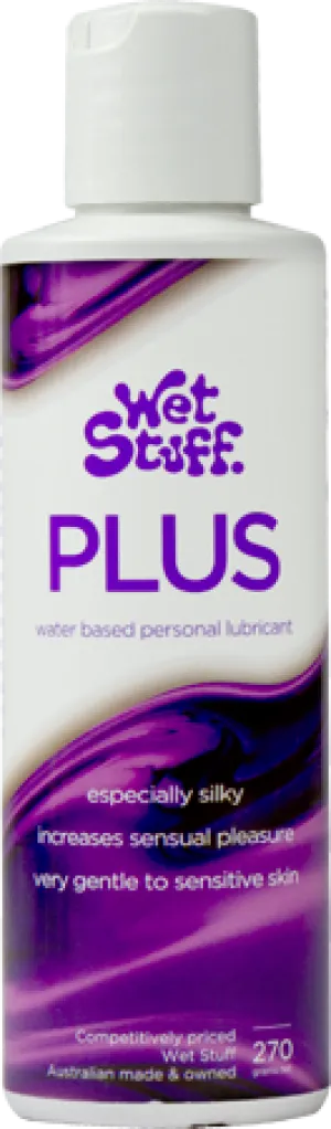 Wet Stuff Plus Lubricant Water-Based Personal Sex Lube 270g