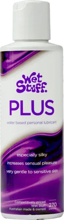 Wet Stuff Plus Lubricant Water-Based Personal Sex Lube 270g
